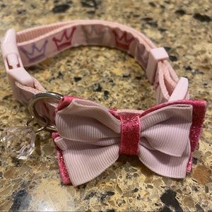 Dog collar pink 10inch - 14inch